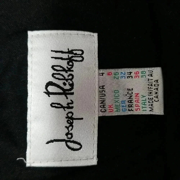 {Joseph Ribkoff} Black Cocktail Black Tie Elegant Velvet Sequins Dress - Picture 15 of 16